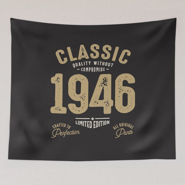 Item preview, Classic 1946 - 76th Birthday Retro Vintage designed and sold by cidolopez.