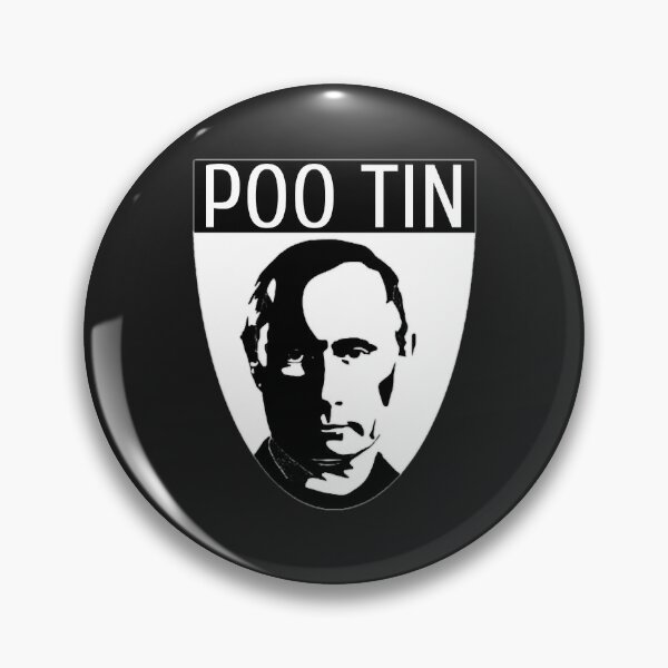 Item preview, poo tin Vladimir poo tin  Sticker designed and sold by PootinTuon.