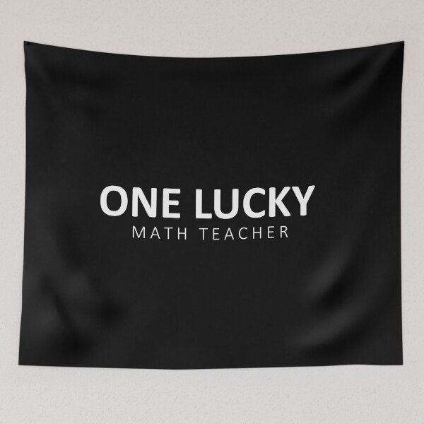 Item preview, One Lucky Math Teacher - Gift For Math Teachers designed and sold by Mehdi Art.