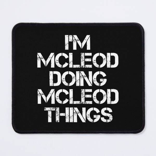 Item preview, Mcleod Name T Shirt - Doing Mcleod Things Name Gift Item Tee designed and sold by celiagomez456.
