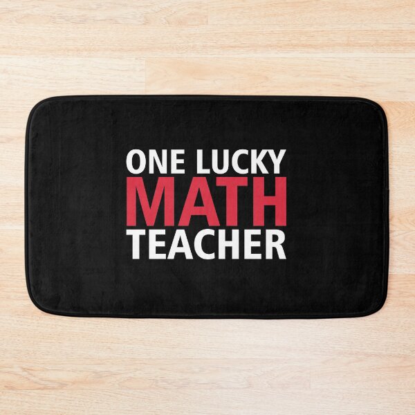 Item preview, One Lucky Math Teacher - Gift For Math Teachers designed and sold by Mehdi Art.