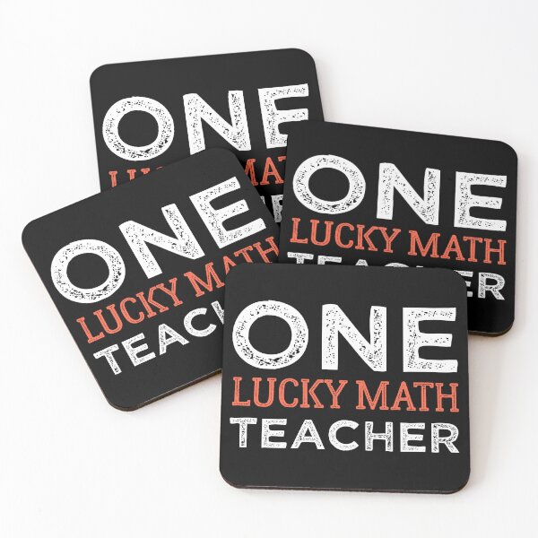 Item preview, One Lucky Math Teacher - Gift For Math Teachers designed and sold by Mehdi Art.