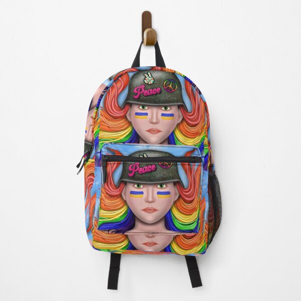 Item preview, Peace Hippie Girl 2 - Together for Ukraine designed and sold by Milamara.