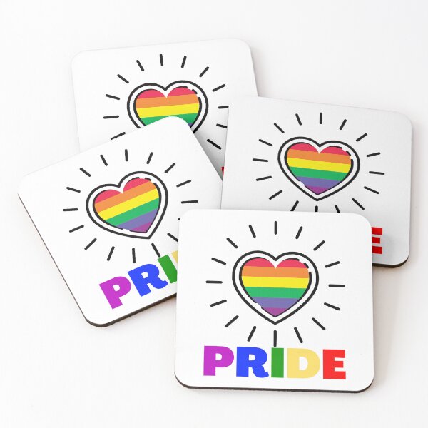 Item preview, Gay Pride Rainbow Heart designed and sold by dalypdesign.