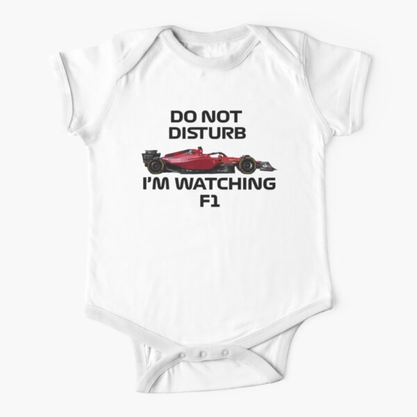 Do Not Disturb I Am Watching F1 Short Sleeve Baby One-Piece