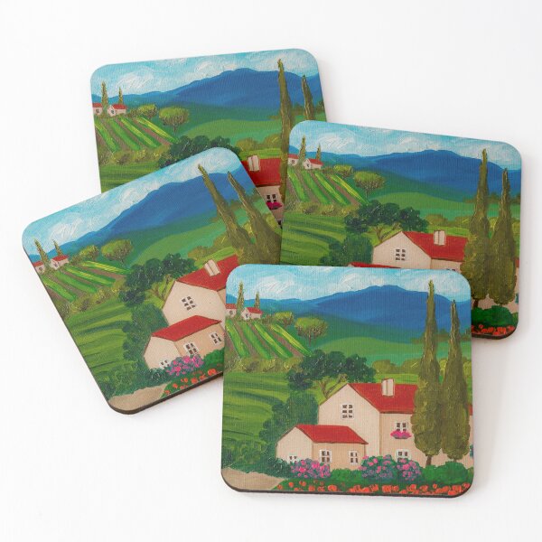 Item preview, Colorful Tuscany Vineyards designed and sold by ArinasFineArt.