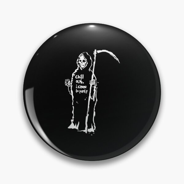 Item preview, Halloween Costume Reaper Grim Chill Out I Came To Party  designed and sold by jeanniec55.