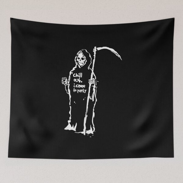 Item preview, Halloween Costume Reaper Grim Chill Out I Came To Party  designed and sold by jeanniec55.