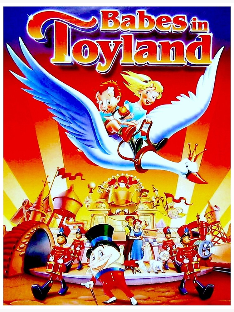 BABES in TOYLAND : Vintage Nursery Rhyme Print