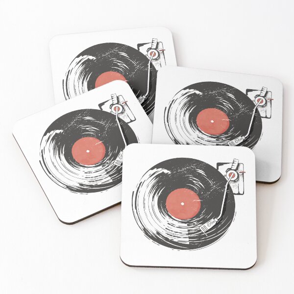 Item preview, Phonograph record vinyl music vintage retro DJ designed and sold by JanooFactory.