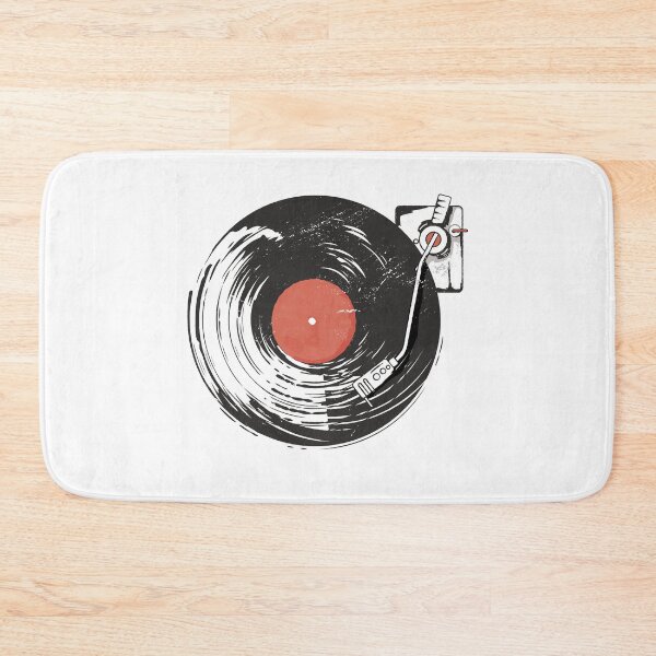 Item preview, Phonograph record vinyl music vintage retro DJ designed and sold by JanooFactory.