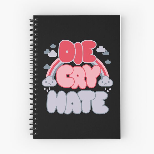 Item preview, Die Cry Hate - Funny Kawaii Live Laugh Love Parody designed and sold by Nemons.