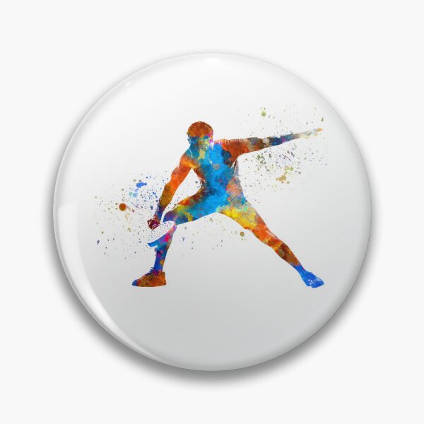 Item preview, watercolor paddle player designed and sold by paulrommer.
