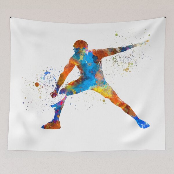 Item preview, watercolor paddle player designed and sold by paulrommer.