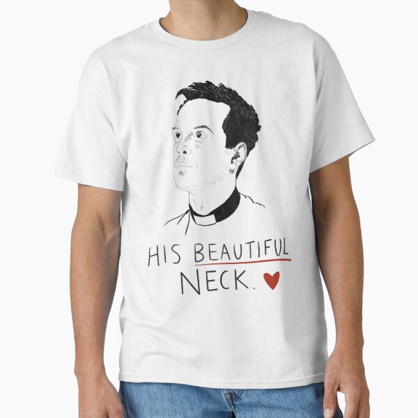 Vista previa del artículo con la obra «Sacerdote caliente Andrew Scott Fleabag», diseñado y vendido por GrootHan.