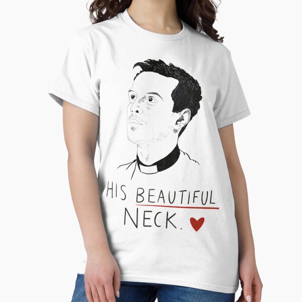 Vista previa del artículo con la obra «Sacerdote caliente Andrew Scott Fleabag», diseñado y vendido por GrootHan.