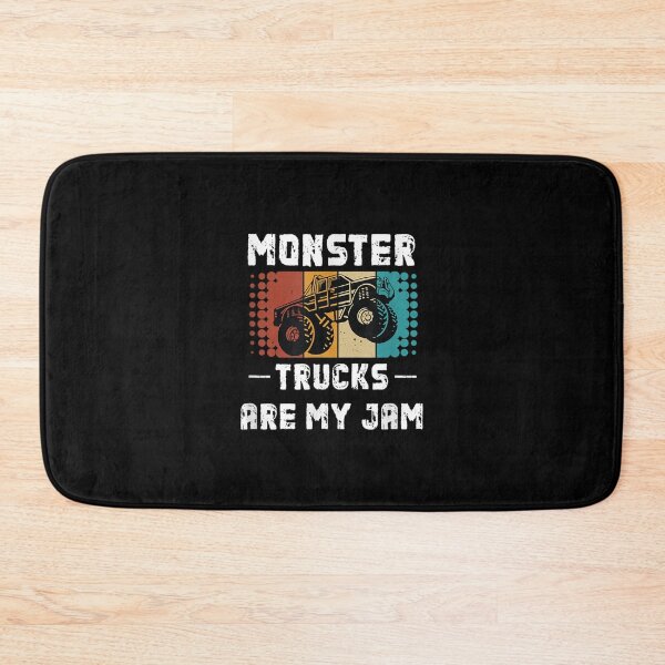 Item preview, Vintage Monster Trucks Are My Jam Retro Sunset Design  designed and sold by jeanniec55.