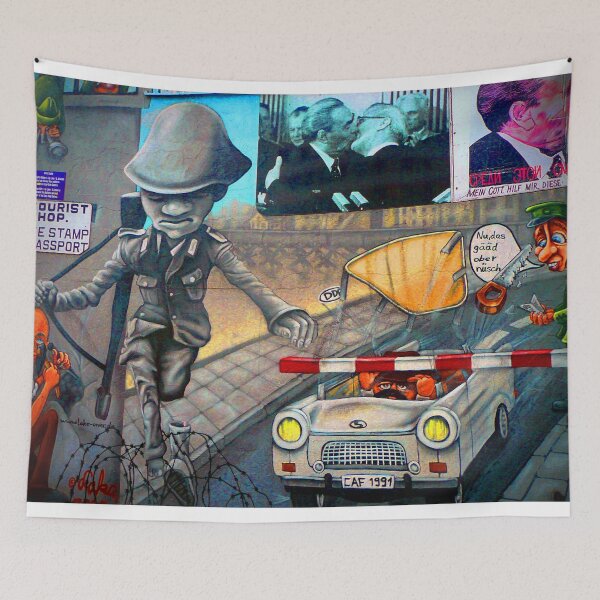 Item preview, Berlin Wall Graffiti Artwork Street Art Germany designed and sold by AndyEvansPhotos.