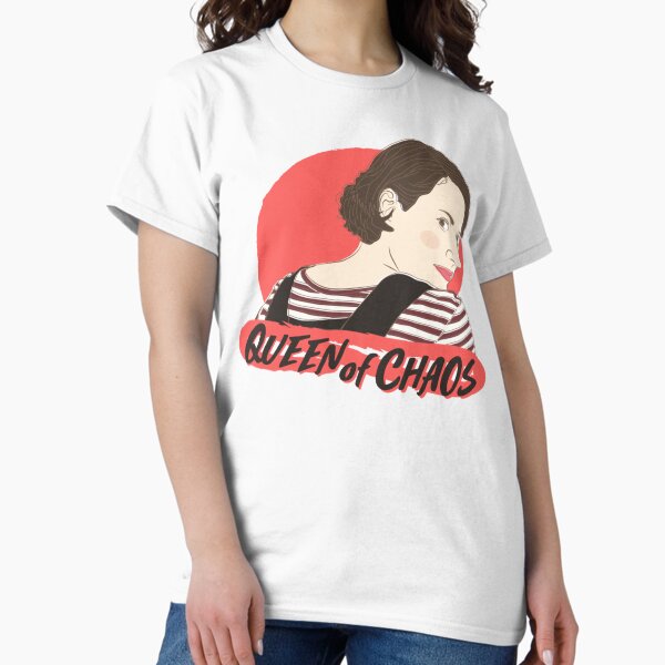 Vista previa del artículo con la obra «reina del caos», diseñado y vendido por GrootHan.