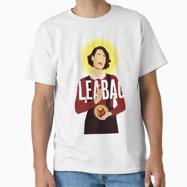 Vista previa del artículo con la obra «Fleabag simple con título», diseñado y vendido por GrootHan.