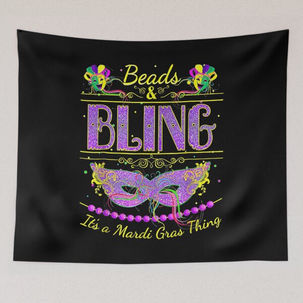 Item preview, Funny Mardi Gras Beads And Bling It's A Mardi Gras  designed and sold by jeanniec55.