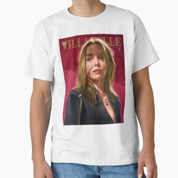 Vista previa del artículo con la obra «Retrato pintado de Villanelle Premium», diseñado y vendido por GrootHan.