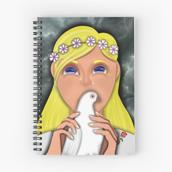 Item preview, Ukrainian girl with peace dove - Together for Ukraine designed and sold by Milamara.