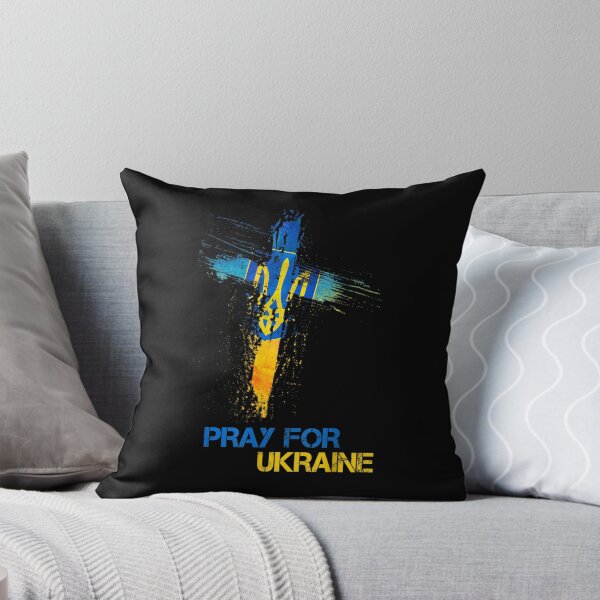 Item preview, Pray For Ukraine God Bless Ukraine Ukrainian Flag  designed and sold by jeanniec55.