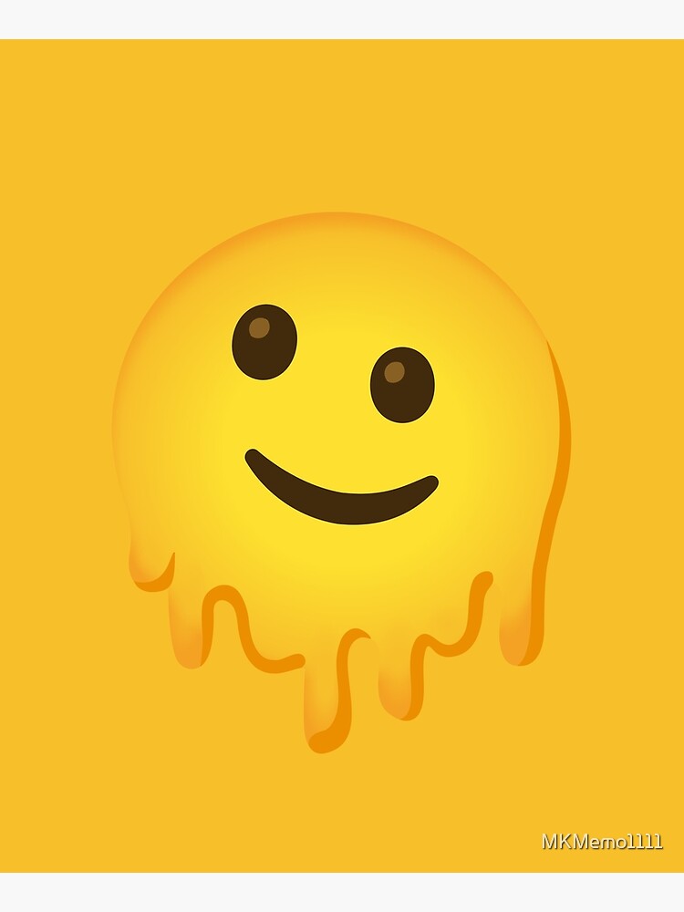 Discover   Emoji Melting Face Gift Kitchen Apron