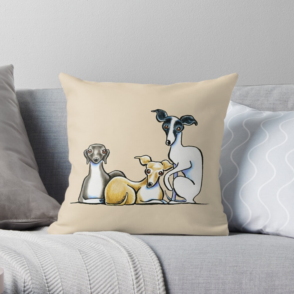 italian greyhound pillow