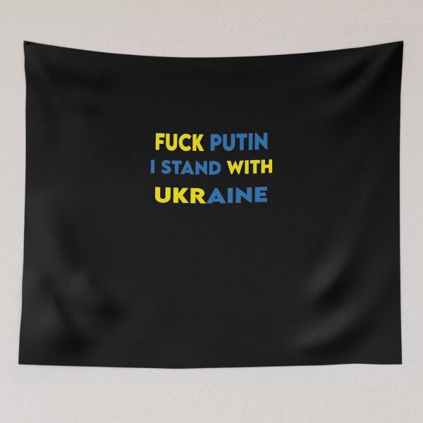 Item preview, A LA MIERDA PUTIN ESTOY CON UCRANIA Camiseta esencial designed and sold by ClaraNavas.