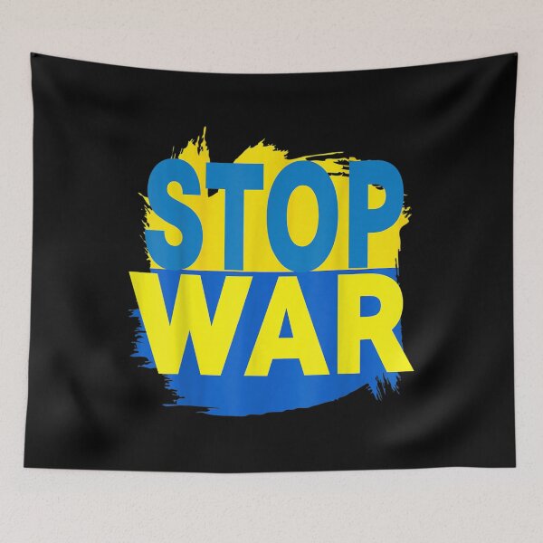 Item preview, I Stand With Ukraine Stop War Support Ukrainians  designed and sold by jeanniec55.
