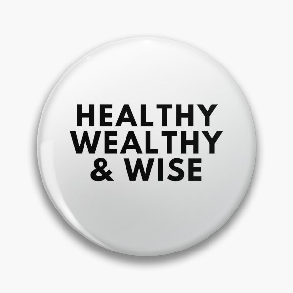 Item preview, Healthy Wealthy & Wise designed and sold by stickercircle.