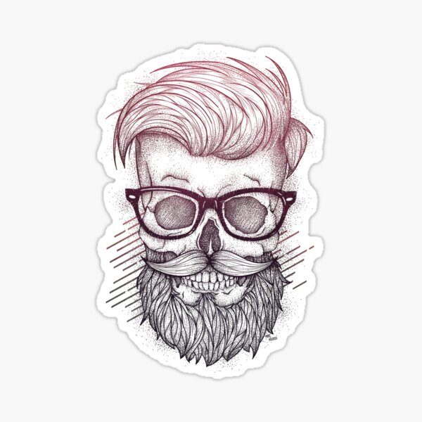 Hipster is Dead Sticker