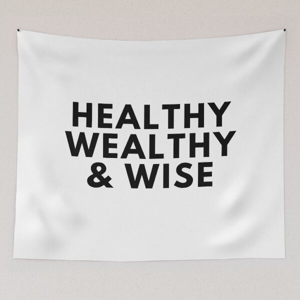 Item preview, Healthy Wealthy & Wise designed and sold by stickercircle.