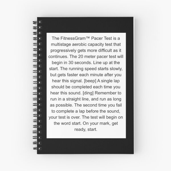 Item preview, The Fitnessgram Pacer Test Funny Sticker designed and sold by stewaales6.