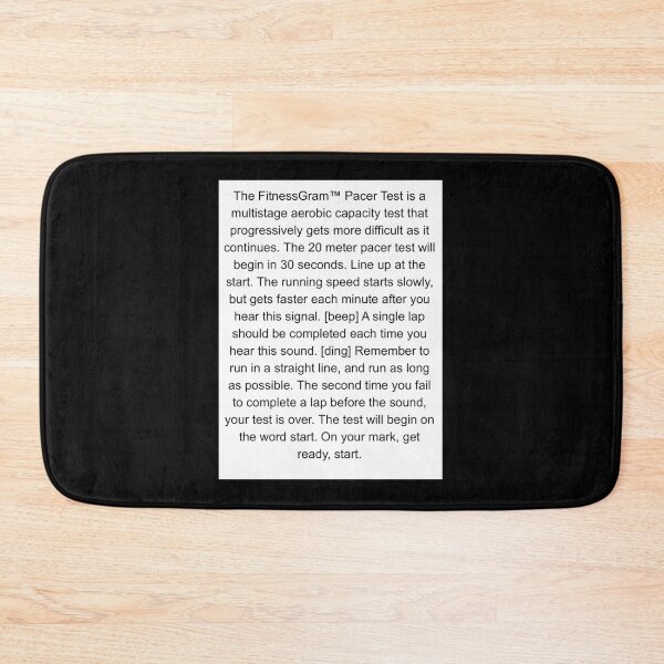 Item preview, The Fitnessgram Pacer Test Funny Sticker designed and sold by stewaales6.