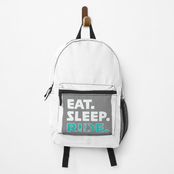 Item preview, Awesome Eat Sleep Ride repeat design for cyclists Poster designed and sold by vincentwarrent.