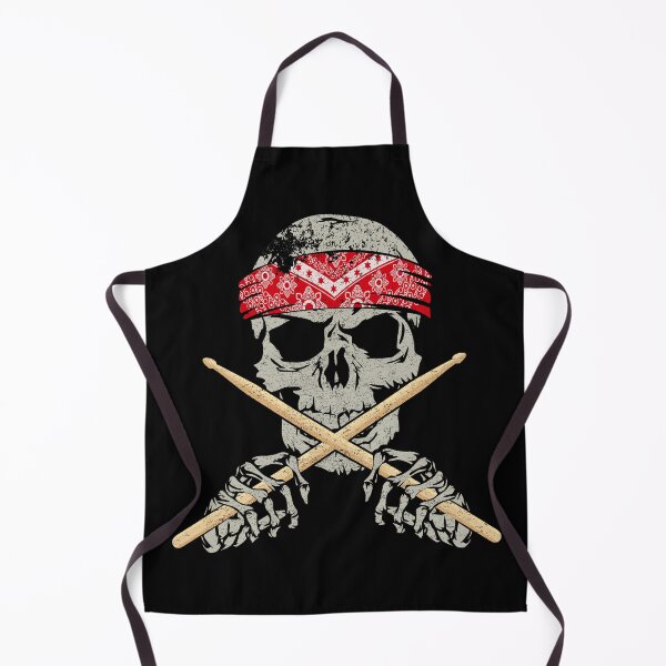 Item preview, Drummer skull and cross bones designed and sold by boec gear.