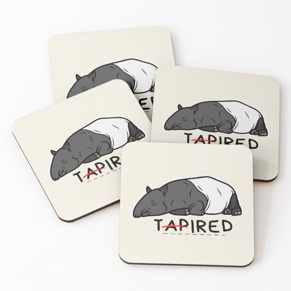 Item preview, Funny Tapir Pun For Malayan Tapir Lovers - Sleepy Animal Pun - Tapir Art designed and sold by plan-t-b.