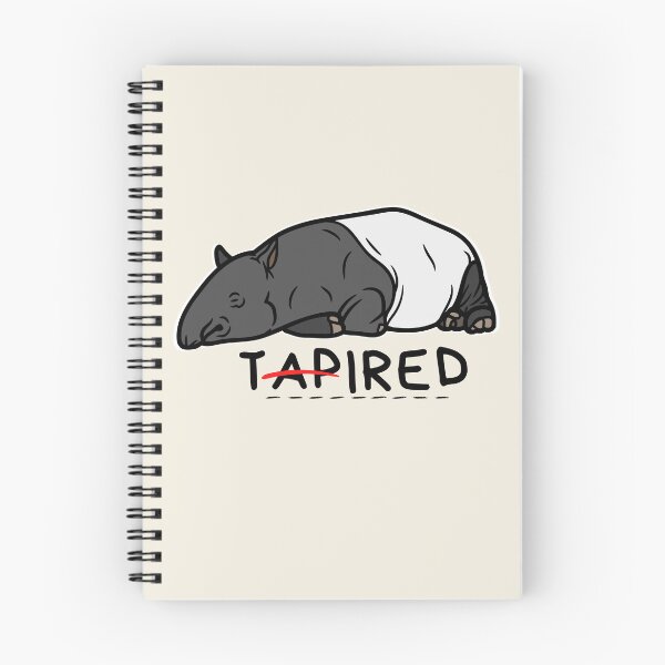 Item preview, Funny Tapir Pun For Malayan Tapir Lovers - Sleepy Animal Pun - Tapir Art designed and sold by plan-t-b.