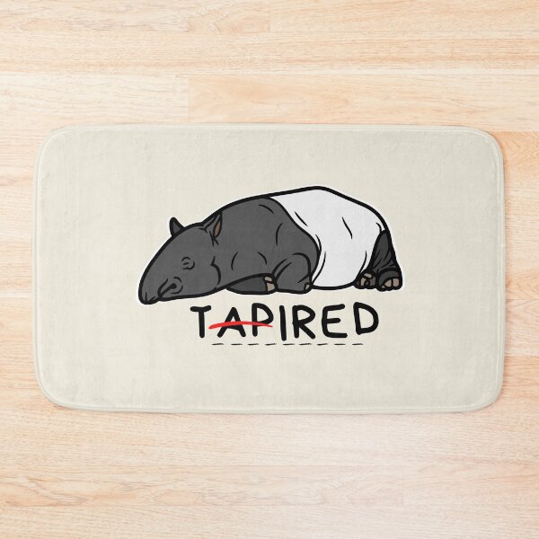 Item preview, Funny Tapir Pun For Malayan Tapir Lovers - Sleepy Animal Pun - Tapir Art designed and sold by plan-t-b.