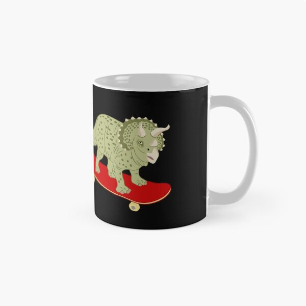 Item preview, Dinosaur Triceratops is skateboarding designed and sold by CreaVisArt.