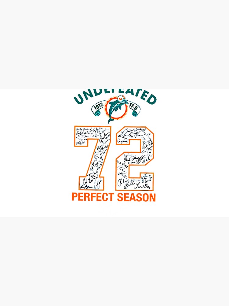 Miami Dolphin Undefeated 72 Perfect Season Essential T-Shirt Cap