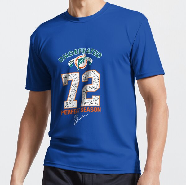 Miami Dolphin Undefeated 72 Perfect Season Essential T-Shirt Miami Essential T-Shirt | Redbubble