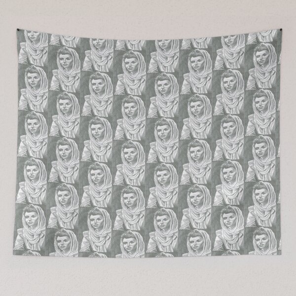 Aperçu de l'œuvre Femmes en foulard - Monochrome créée et vendue par Kyleacharisse.