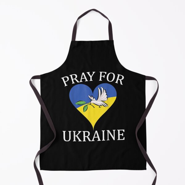 Item preview, Pray For Ukraine Solidarity Peace Heart designed and sold by jeanniec55.