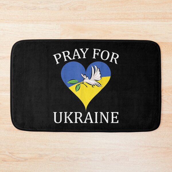 Item preview, Pray For Ukraine Solidarity Peace Heart  designed and sold by jeanniec55.