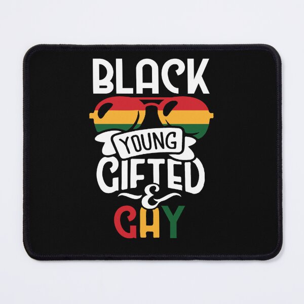 Item preview, Black Young Gifted and Gay LGBT Pride Love BHM designed and sold by Dressed For  Duty.