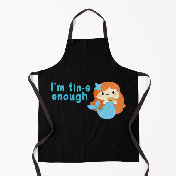 Item preview, Hungry mermaid with burger kawaii design designed and sold by high5doodle.
